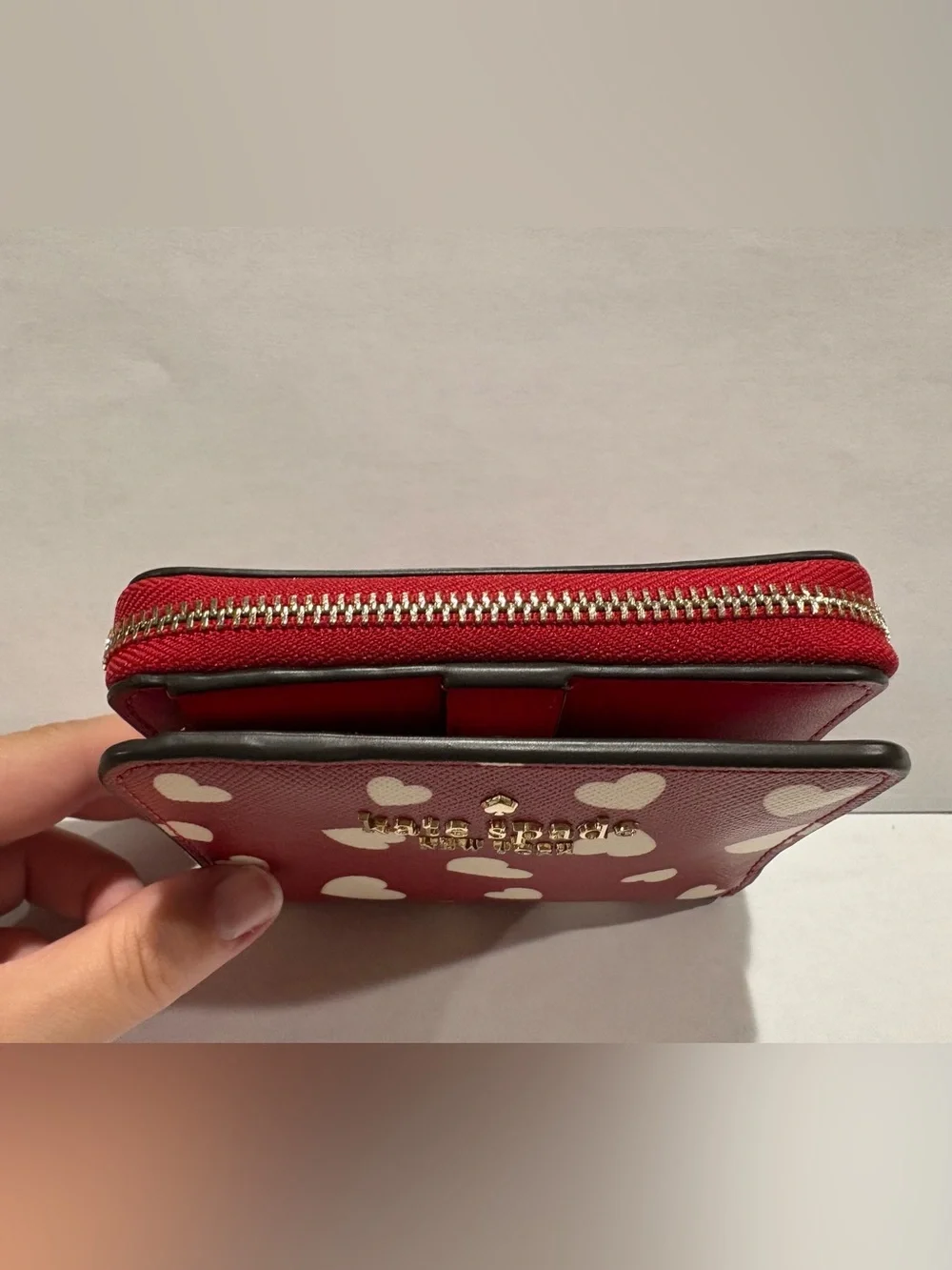Kate Spade Staci Heart Pop Small Bifold Wallet